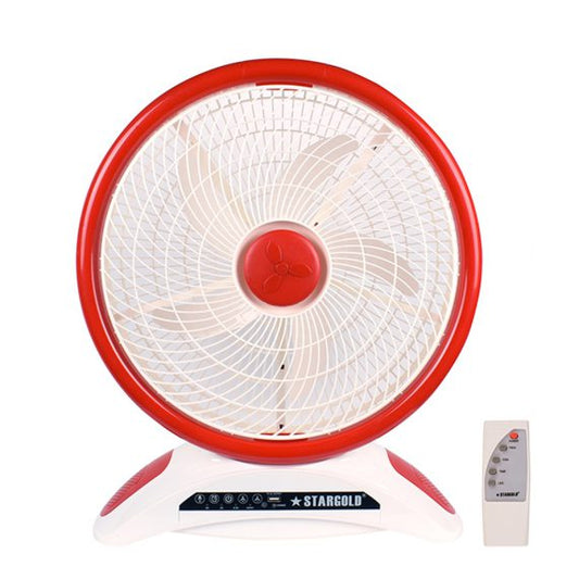 Stargold 14 Inch Rechargeable Table Fan With Remote Control SG-4048