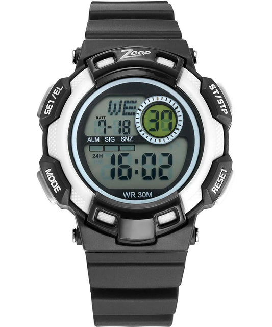 Titan Zoop Digital Black Watch Kids 16009PP01