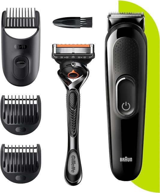 Braun SK3300 4-in-1 Face & Head Trimmer Body Groomer Kit with Gillette Razor 4210201418252