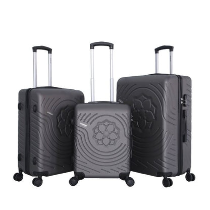 Starlife Luggage Bag 3PCS Set 20Inch 24Inch 28Inch ABS Hard Side Travel Suitcase Dark Grey SL-TR27-DGR