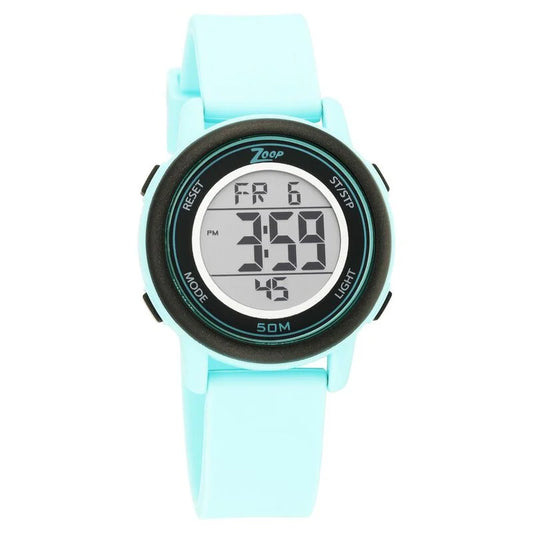 Titan Zoop Digital Dial Silicone Strap Kids Watch 16015PP03