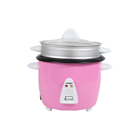 STARGOLD Rice Cooker 1.8 Liter Automatic 700W Multi Cooker 220-240V For Healthy Cooking White, SG-317