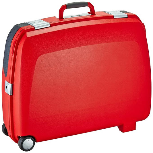 VIP Elanza DLX Polycarbonate 69 cms Red Hardsided Suitcase ELNZA69 Not Trolley