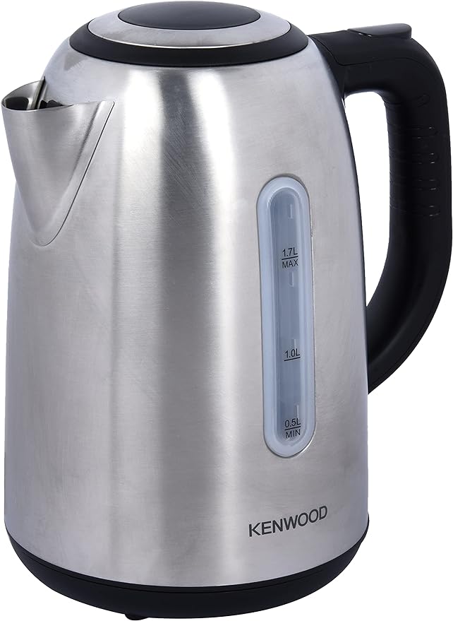 Kenwood Kettle, Stainless Steel, 2200W, 1.7L, Removable Mesh Filter, ZJM01.A0BK, Silver