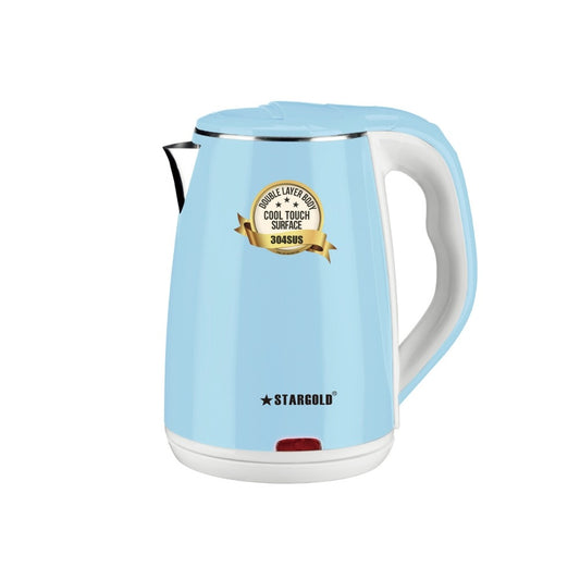 STARGOLD Kettle 1.8 Litre With Automatic Turn-Off Electric Kettle 1500W High-Grade 304 Stainless Steel, AC 220-240V And 360° Swivel, SG-1436