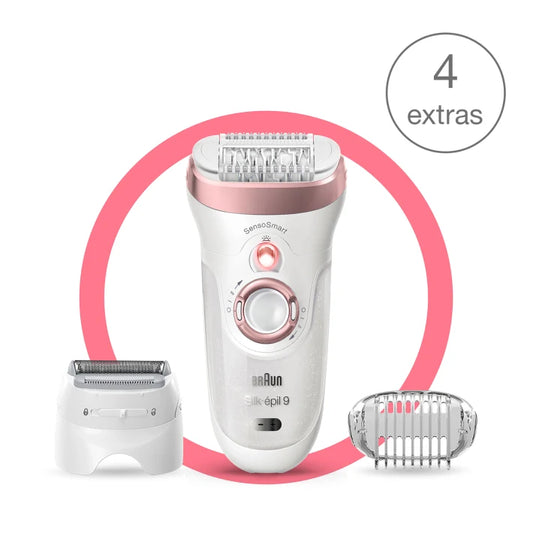 Braun Silk-épil 9-720 Wet & Dry Epilator with 4 extras incl. shaver head 4210201285342