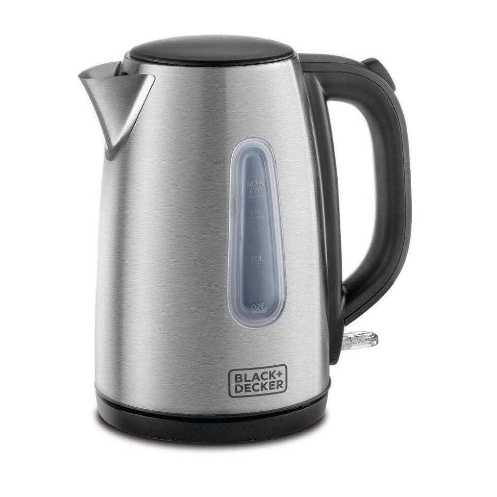 Black+Decker, Kettle 1.7L, Stainless Steel, Silver JC450-B5