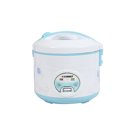 STARGOLD Rice Cooker 1.8 Liter Automatic 700W Multi Cooker 220-240V For Healthy Cooking White, SG-318