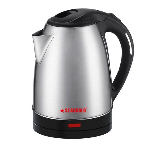 STARGOLD Kettle 2.5-Litre With Automatic Turn-Off Electric Kettle 1800W High-Grade 304 Stainless Steel, SG-1452 SILVER
