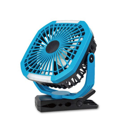 Stargold Blue 360° Rotation Quiet Personal USB Office Desk Fan SG-4039