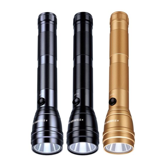 Stargold Emergency Torch Light Rechargeable LED Flashlight Set Of 3 SG-I22