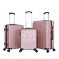 Starlife Luggage Bag 3PCS Set 20Inch 24Inch 28Inch ABS Hard Side Travel Suitcase Rose Gold SL-TR27-RG