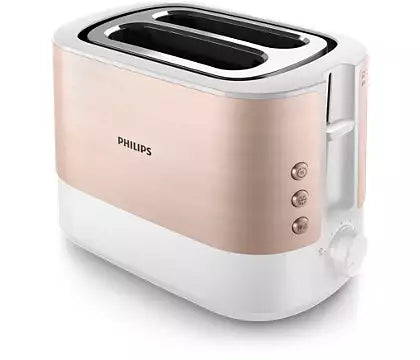 Philips Viva 2 Slots Toaster Rose Gold HD2637/11