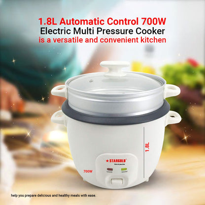 STARGOLD 1.8L Automatic Control 700W Electric Multi Pressure Cooker SG-1380