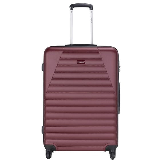 Viptour Hard Side 3 Piece Suitcase Luggage Trolley Set Of 20/24/28 Inches VT-A392 Burgundy