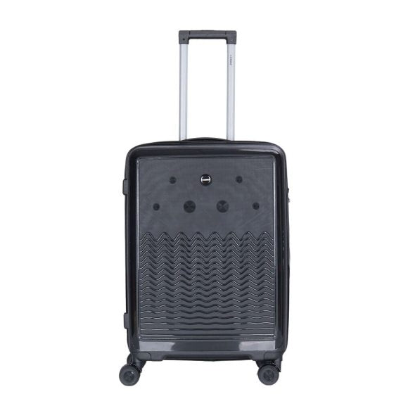 STARGOLD Luggage Trolley PP HardSide 3 PCS Set Suitcase Bag With TSA Lock 360° Rotating Wheels Travel Suitcase, SG-PP69 Black