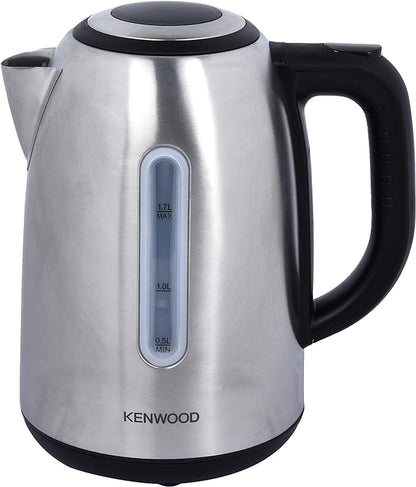 Kenwood Kettle, Stainless Steel, 2200W, 1.7L, Removable Mesh Filter, ZJM01.A0BK, Silver