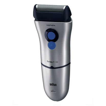 Braun Series 1 150s Shaver with protection cap, silver.