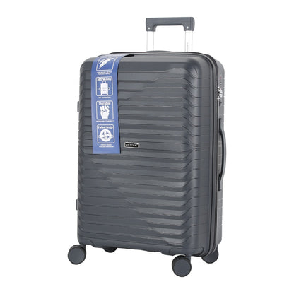 Viptour PP Hard Side Luggage Trolley 3 Pieces Set VT-PP408 Dark Grey