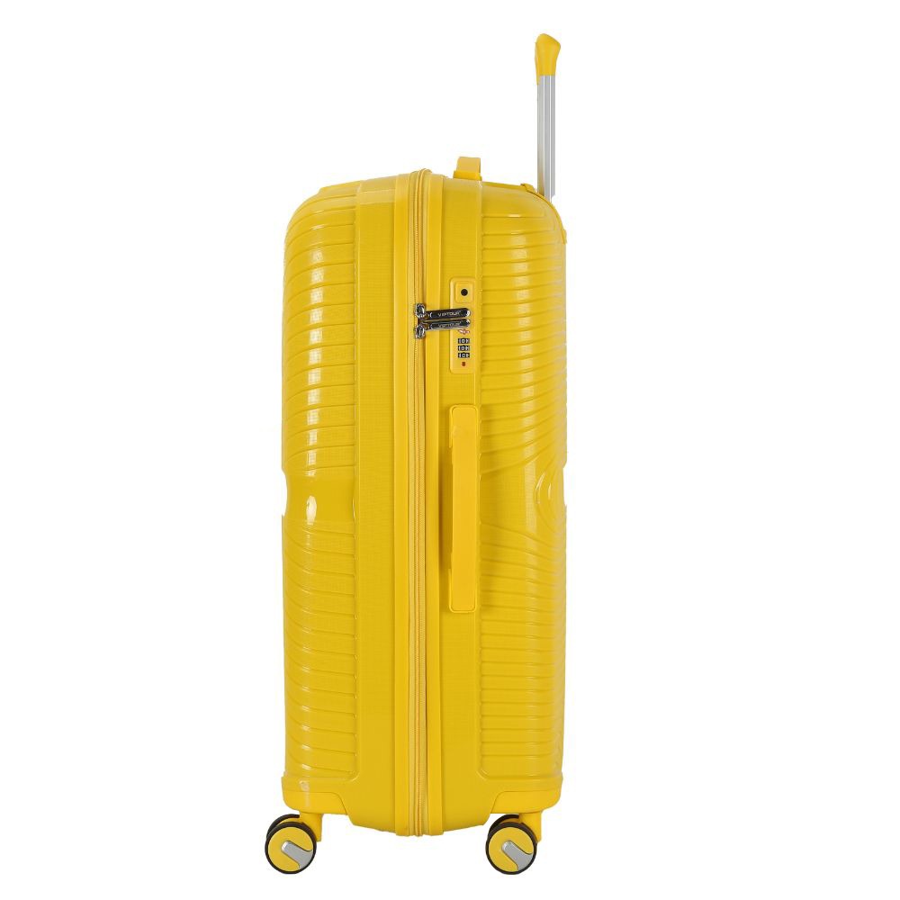 Viptour Hard Side Luggage Trolley Set OF 3 Pieces Bag 360 degree VT-PP405 Yellow