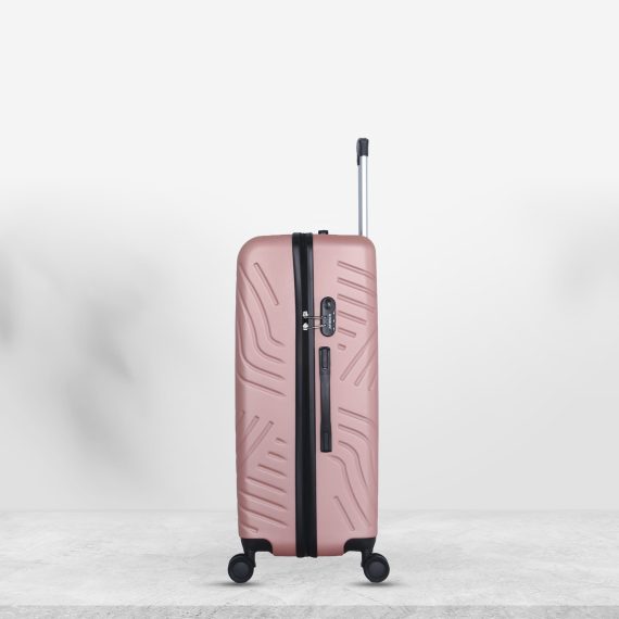 Starlife Luggage Bag 3PCS Set 20Inch 24Inch 28Inch ABS Hard Side Travel Suitcase Rose Gold SL-TR27-RG