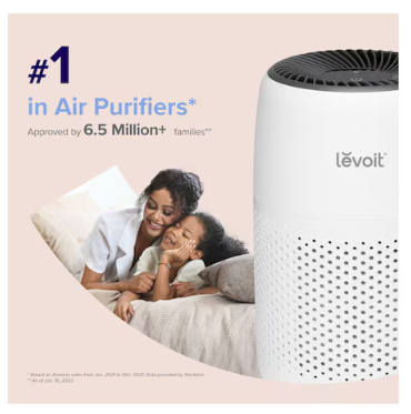 Levoit Core Mini Air Purifier and Humidifier White LAP-C161-WUK