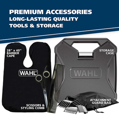 Wahl Clipper Elite Pro High-Performance Home Haircut & Body Groomer Kit 79602-027