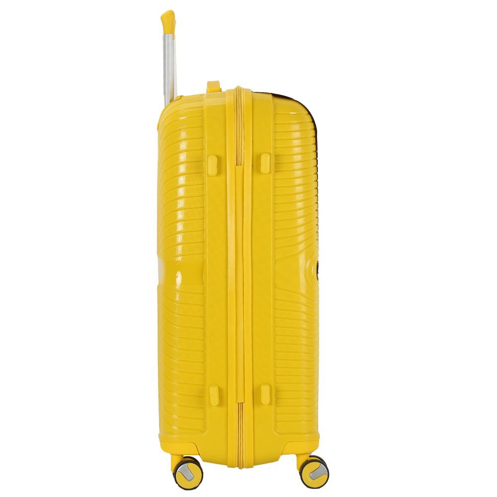 Viptour Hard Side Luggage Trolley Set OF 3 Pieces Bag 360 degree VT-PP405 Yellow