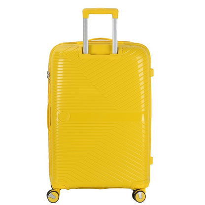 Viptour Hard Side Luggage Trolley Set OF 3 Pieces Bag 360 degree VT-PP405 Yellow