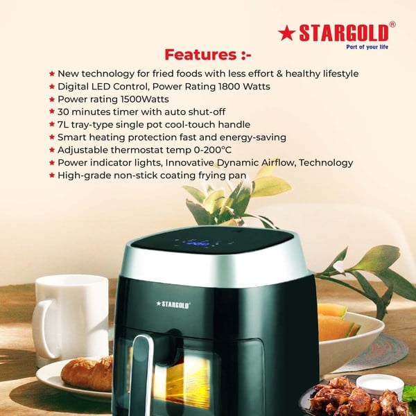 Stargold AirFryer SG-2227DC