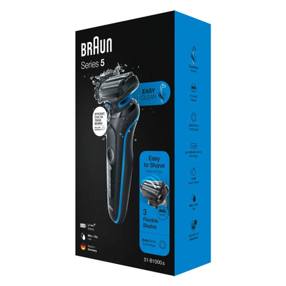 Braun Series 5 51-B1000s Wet & Dry Shaver blue 4210201251200