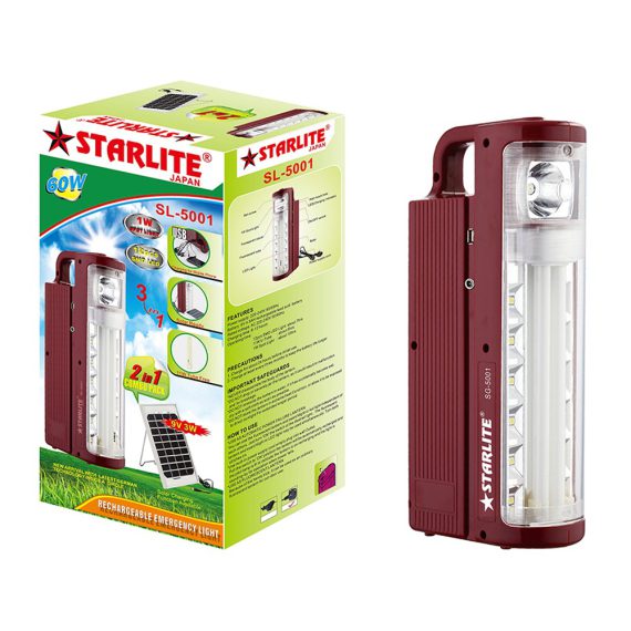 Stargold Starlite Super Bright Rechargeable High Bright LED Emergency Light Lantern SL-5001