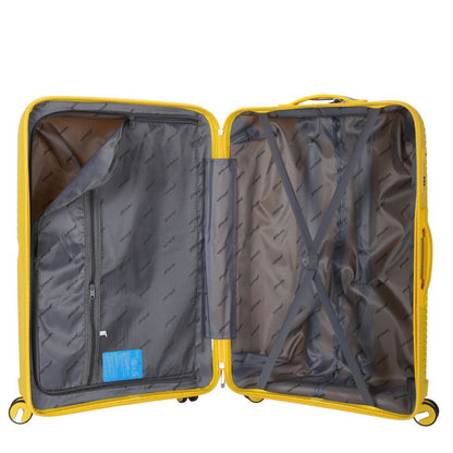 Viptour Hard Side Luggage Trolley Set OF 3 Pieces Bag 360 degree VT-PP405 Yellow