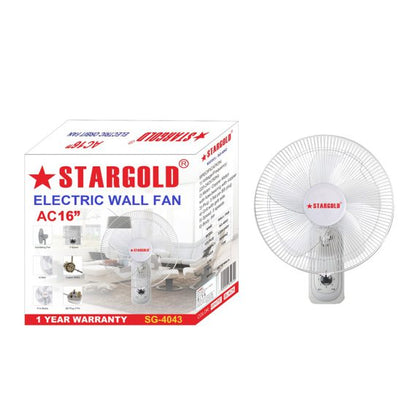 Stargold 16 Inch Wall Mounted Fan 70W SG-4043