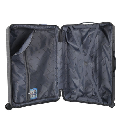 Viptour PP Hard Side Luggage Trolley 3 Pieces Set VT-PP408 Dark Grey