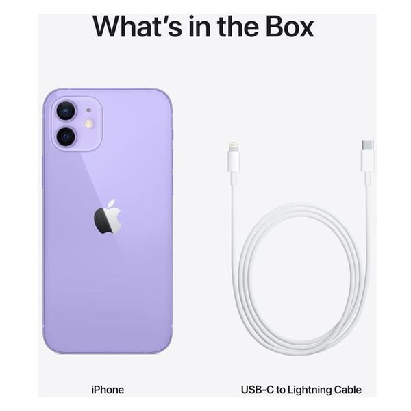 Apple Mobile iPhone 12 128GB  Purple