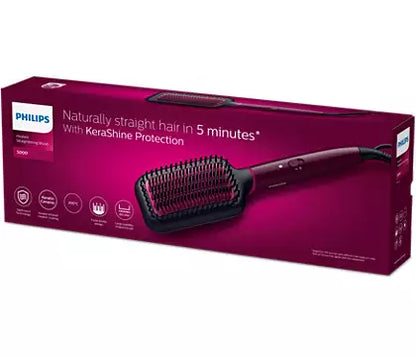 Philips 5000 Heated Straightener Brush BHH730/03